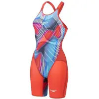 Speedo Fastskin Lzr Pure Valor 2.0 Kneeskin Closed Back Competition Swimsuit Rood UK 23 Vrouw