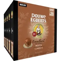 Douwe Egberts Excellent Mocca Lungo Koffiecups - Intensiteit 7/9 - 10 x 20 capsules