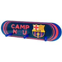 FC Barcelona Wooden Wall-mounted Coat Rack Rood Kinderen