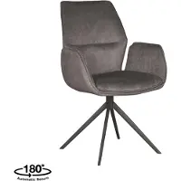 Label51 - Eetkamerstoel Mellow - Grijs - 63x58x92cm