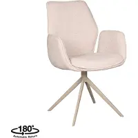 Label51 - Eetkamerstoel Mellow - Beige - 63x58x92cm