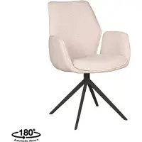 Label51 - Eetkamerstoel Mellow - Beige - 63x58x92cm