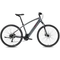 Bh Atom Cross Elektrische Hybride Fiets Shimano Acera 8S 500 Wh 700 mm Plata Grey 2022 || Maat: S / 155-170 cm
