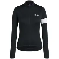 Rapha - Women's Core Thermal Long Sleeve Jersey - Fietsshirt XXS, zwart