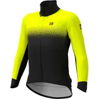 ALÉ Gradient Long Sleeve Jacket Black/Fluorescent Yellow || Maat: S