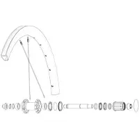 Mavic Cosmic Slr40 Ltd Achtervelg