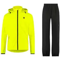 Agu GO Regenpak Essential Unisex - Geel - XXL - Dames & Heren - Waterdicht & Ademend