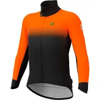ALÉ Gradient Long Sleeve Jacket Black/Orange Fluo || Maat: S