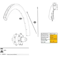 Mavic Cosmic Sl45 Ebm X20 Achtervelg