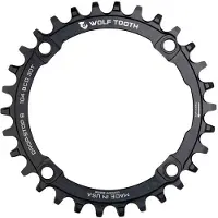Wolf Tooth 104 BCD Drop-Stop B 9/10/11/12 Speed Zwart Kettingblad || Maat: 30