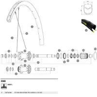 Mavic Ksyrium Pro Carbon Sl Ust Disc Achtervelg