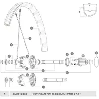 Mavic E-deemax Pro Achtervelg