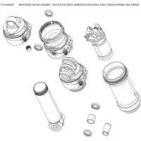RockShox Soloair Sidluxe-assemblage Van Luchtkamer Voor Achterdemper