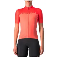 Castelli Velocissima Jersey Rood / Roze || Maat: L