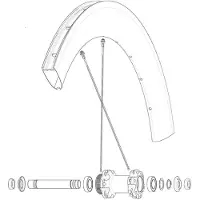 Mavic Kit 2 Front/rear Comete Pro Carbon Ust Spaken