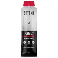 Styrkr Gel50 Dual-carb Doos Met Energierepen Citrus Fruit 50g 12 Eenheden