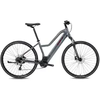 Bh Atom Jet Elektrische Hybride Fiets Shimano Acera 8S 500 Wh 700 mm Plata Grey || Maat: S / 155-170 cm