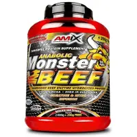 Amix Monster Beef Eiwitpoeder Voor Drankjes Aardbei En Banaan 2.2kg