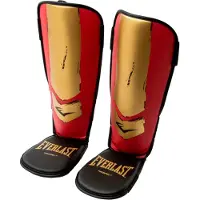 Everlast Prospect Jeugd Scheenbeschermers - Rood/Goud - L/XL