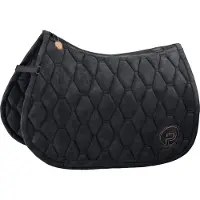 Eskadron Zadeldek Platinum Metallic Faux Leather Zwart