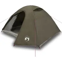 vidaXL Koepeltent 4-persoons waterdicht bruin
