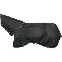Back on track Obsidian Turnout 300g Paardendeken Zwart - 145-195