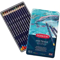 Derwent Metallic Box Inktense Pencil 12 Units Veelkleurig Kinderen