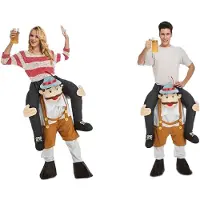 MOM Ride-on Oktoberfest Costume Oranje M-L Kinderen