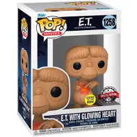 Funko POP! E.T. - E.T. 40th Anniversary POP! Movies E.T. With Heart (Glow In The Dark) 9 cm Verzamelfiguur - Multicolours