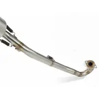 Gpr Exhaust Systems Deeptone Inox Kawasaki Klx 140r 2021-2024 Round Niet Gehomologeerd Volledig Uitlaatsysteem