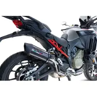 Gpr Exhaust Systems Furore Evo4 Poppy Ducati Multistrada V4/s 2022-2024 Oval Gehomologeerde Slip On Uitlaatdemper