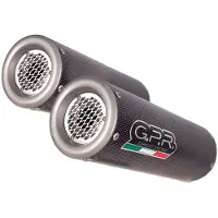 Gpr Exhaust Systems M3 Poppy Suzuki Hayabusa 1300 17-19 Ref:e4.s.165.m3.pp Stainless Steel Gehomologeerde Slip On Uitlaatdemper