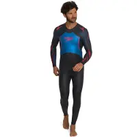 Speedo Xenon Long Sleeve Neoprene Wetsuit Zwart M Man