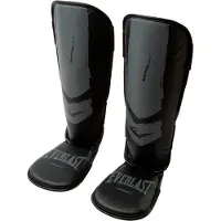 Everlast Prospect Jeugd Scheenbeschermers - Zwart/Grijs - S/M