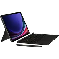 Samsung Galaxy Tab S9/S9 FE/S10 FE/S10 Lite Toetsenbord Hoes QWERTY Zwart
