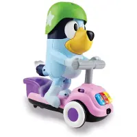 Vtech Bluey Scooter Motorcycle Spanish Version Roze Kinderen