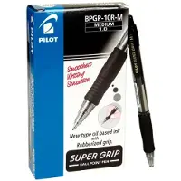 Pilot Super Grip Pen 12 Units Zwart Kinderen