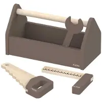 Flexa Toy Tool Box Zilver Kinderen