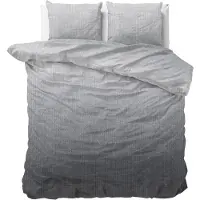 Dreamhouse Dekbedovertrek Quinn Anthracite Flanel-240 x 200 / 220 cm | Lits-Jumeaux