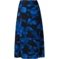 Comma Rok blauw / zwart