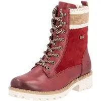 Remonte Veterlaarsjes camel / donkerrood / wit