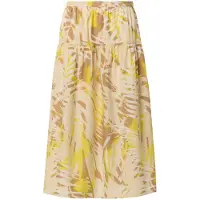 Comma Rok beige / crème / geel