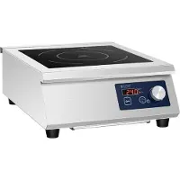 Royal Catering Inductieplaat - 5000 W - 33 cm - 240 °C -