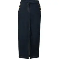 Comma Rok blauw denim