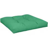 vidaXL Palletkussen 80x80x12 cm stof groen
