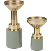 Zuiver Glam Kandelaar M - Groen
