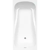 Nemo Spring Sereno inbouwbad - 180x85x43cm - acryl - afvoer D52 - wit 20002934