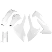 Ufo Husqvarna Te/tx/fe 2017-2019 Hukit618f-041 Fork Protectors & Plastic Set