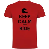 Kruskis Keep Calm And Ride T-shirt Met Korte Mouwen
