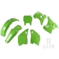 Ufo Kawasaki Kx 125/250 1992-1992 Kakit195f-026 Fork Protectors & Plastic Set